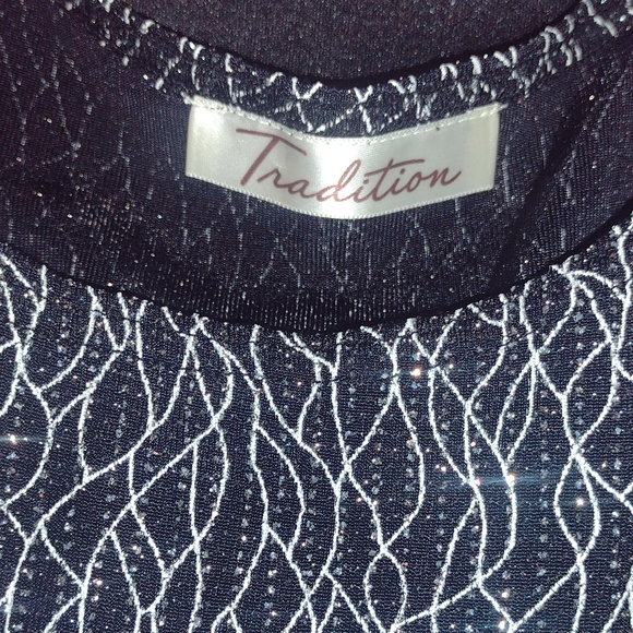 Vintage Tradition evening metallic 2 PC set. size 12 - Picture 5 of 8